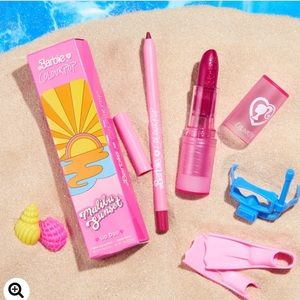 ColourPop Barbie lipstick kit Malibu sunset